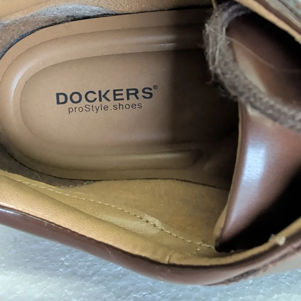 Dockers Trustee 90-29023 Men's Dark Brown Leather Dress Shoes Size 13 M